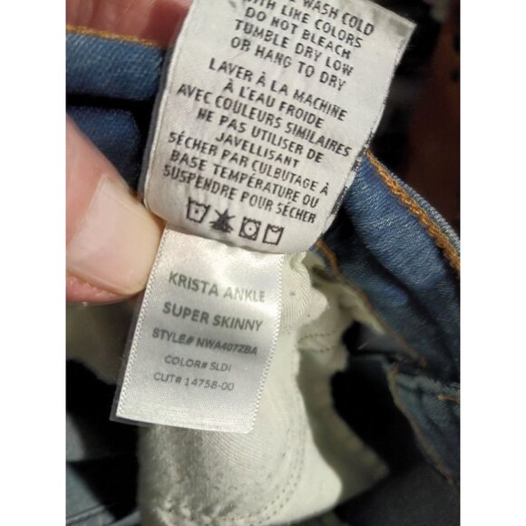 Hudson Krista Super Skinny Ankle Jeans Women's 29 Mid Rise Stretch Denim 30x29 - Picture 7 of 9